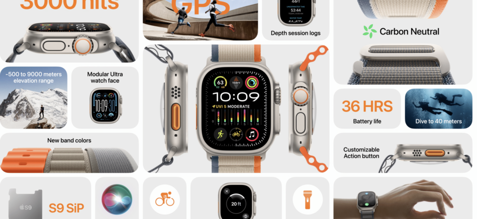 Schneller und heller: Das ist die neue Apple Watch Ultra 2