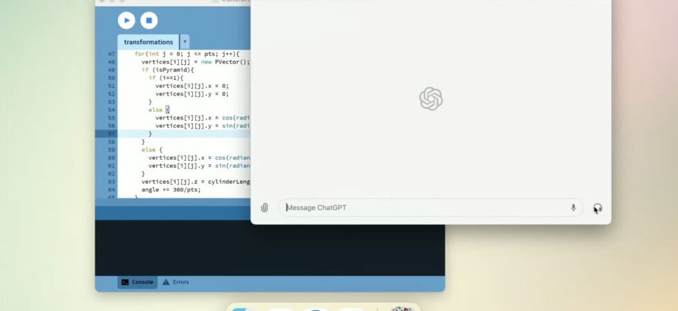 ChatGPT: Mac-App jetzt für alle erhältlich