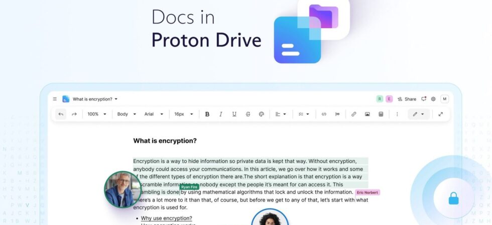 Verschlüsseltes Office: Proton startet Google Docs-Konkurrenten